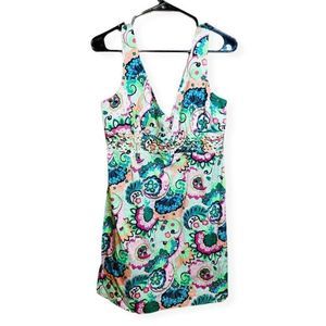 Marciano Bright Gold Studded Dress sz L fits like medium